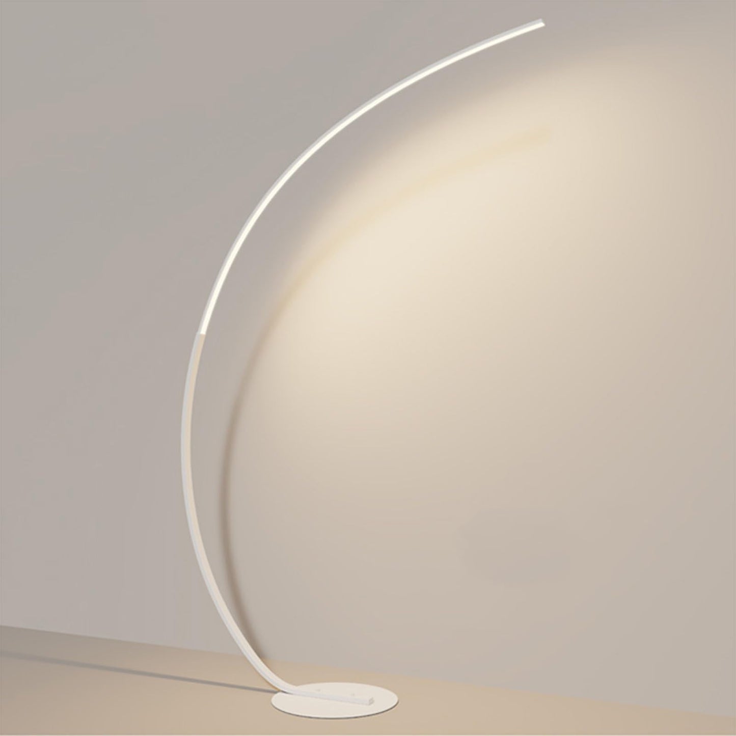 Genérico Arco Lámpara De Pie Regulable Moderno Lámpara De Pie Vertical para Exterior Interior Lámpara De Pie Curva con Control Remoto Accesorios De Iluminación para El Hogar,B